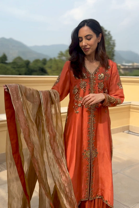 Rust Royale Dupatta