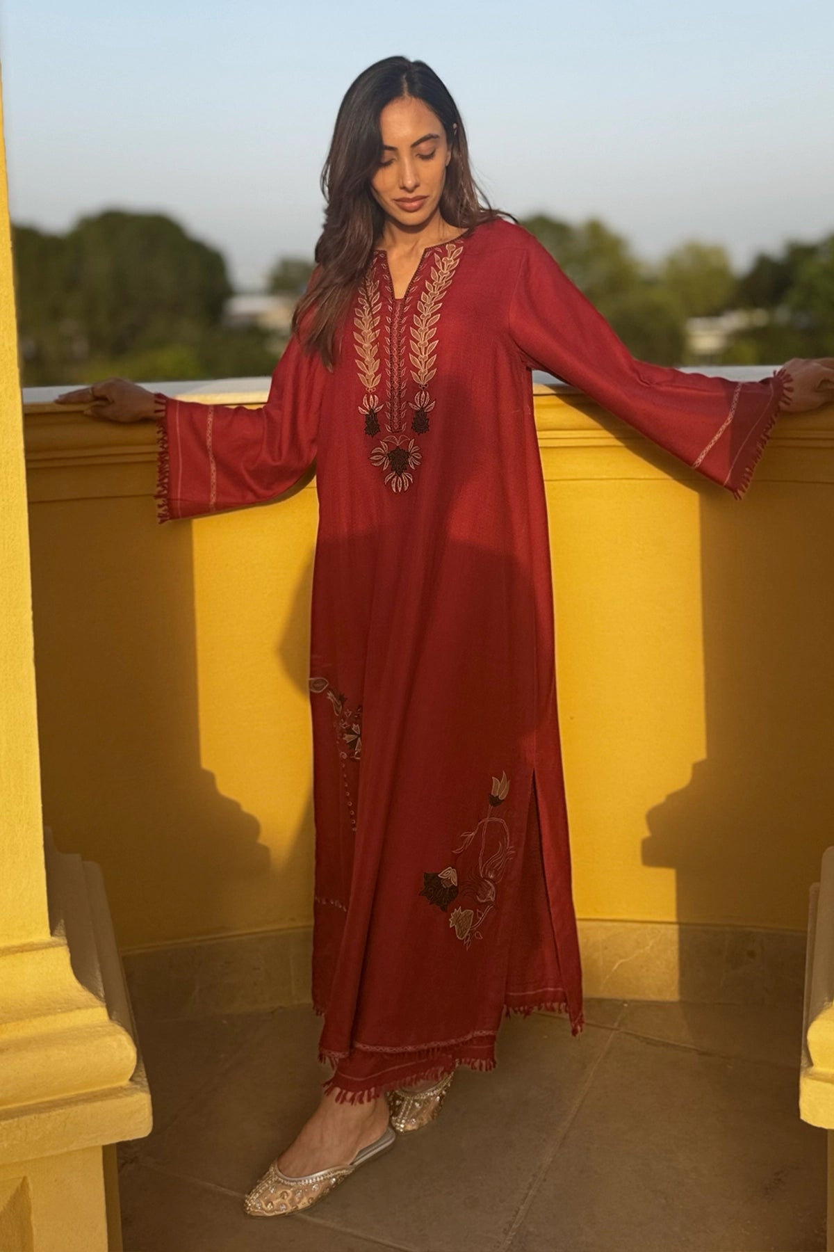Burgundy Tunic