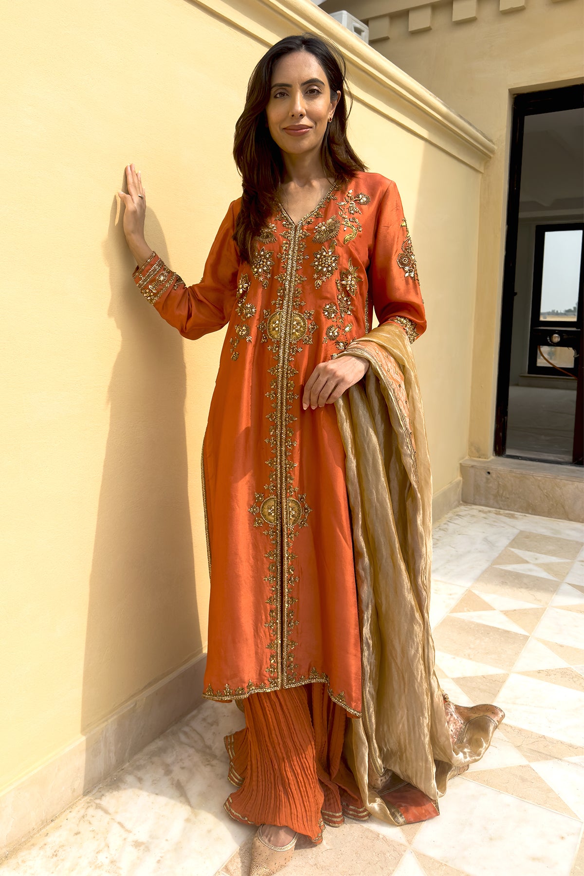 Rust Royale Dupatta