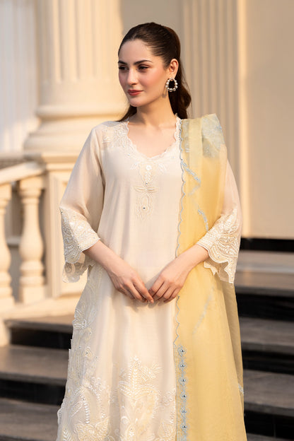 Ivory Cedar Dupatta