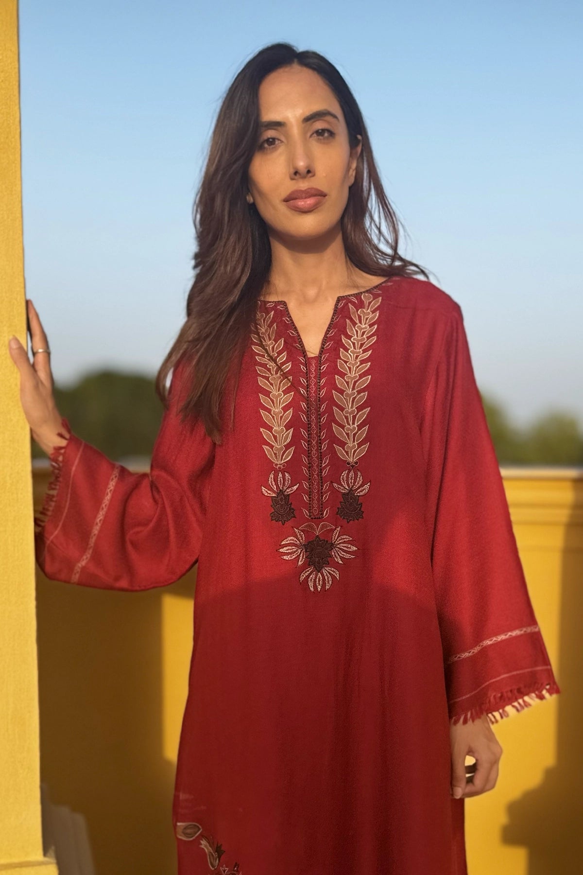 Burgundy Tunic
