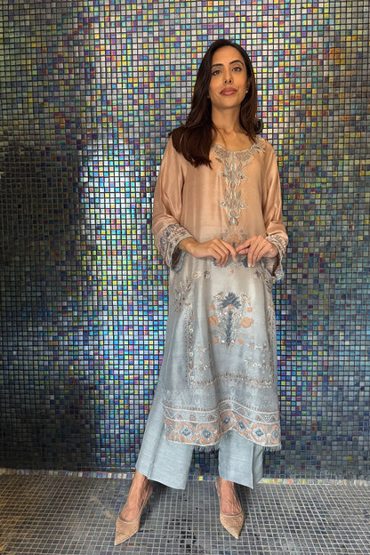 Peach Mist to Silver Glow